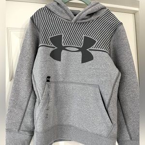 Under Armour Coldgear Hoodie Youth XS Threadborne Loose Hooded Sweatshirt